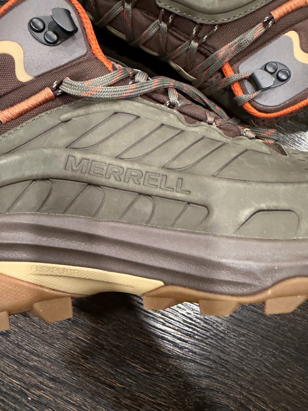 Merrell Moab Speed 2 Leather Mid Waterproof Hiking Boots - Men's size 11 - Picture 3 of 13